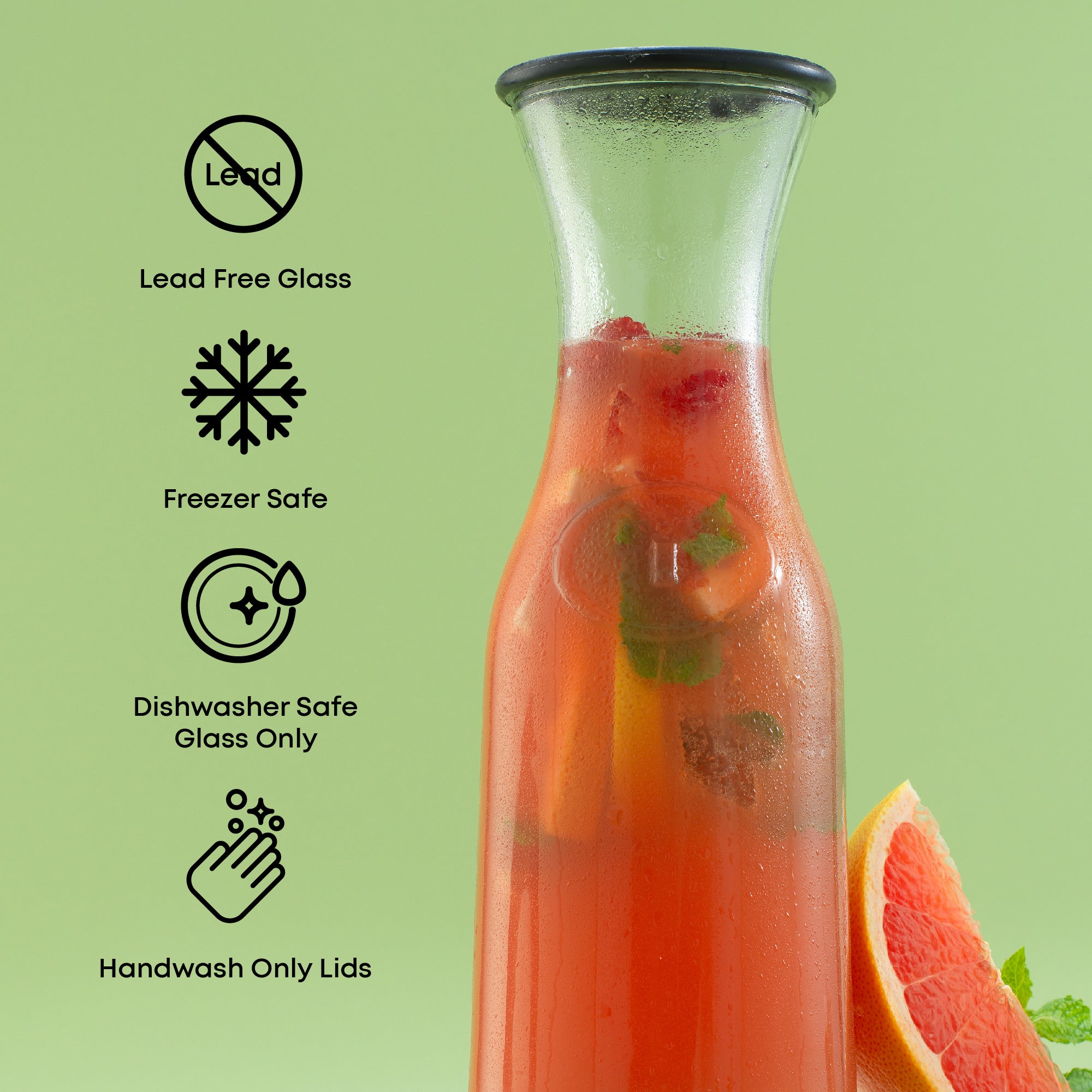 joyjolt-hali-set-of-3-glass-carafes-with-lids-36-oz-each image 5